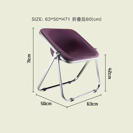 LAZYSPACE Noah Transparent Folding Chair from LAZYSPACE