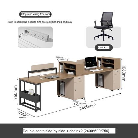 MUTINI Santiago Ergonomic Modern Desk Chair Set from MUTINI