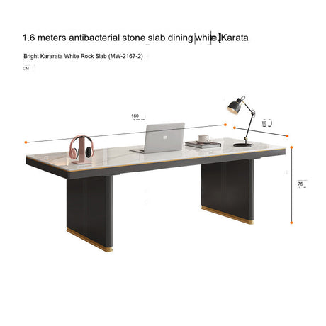 QUANMU Santiago Luminescent Rectangular Luxury Table from QUANMU