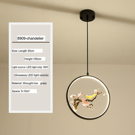 BOJI Minoru Stylish LED Ceiling Lamp Chinese Style from BOJI