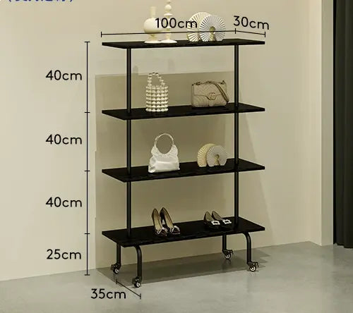 SM Liam Black Shoes and Clothing Stand from SM