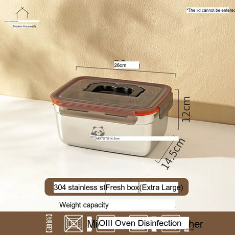 MH Carlotta Stainless Steel Sealing Bento Box from MH