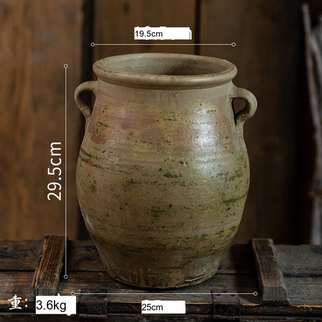 JUHAN Isolde Rustic Floral Arrangement Pottery Vase from JUHAN