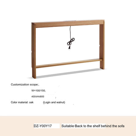 GENJI Kiyoshi Elegant Solid Wood Multi-Functional Wall Shelf from GENJI