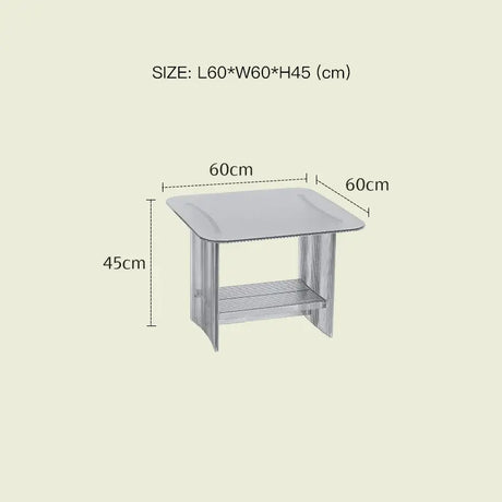 LAZYSPACE Chloe Acrylic Storage Desk from LAZYSPACE