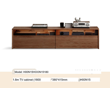 GENJI Haruki Contemporary Solid Wood TV Cabinet from GENJI