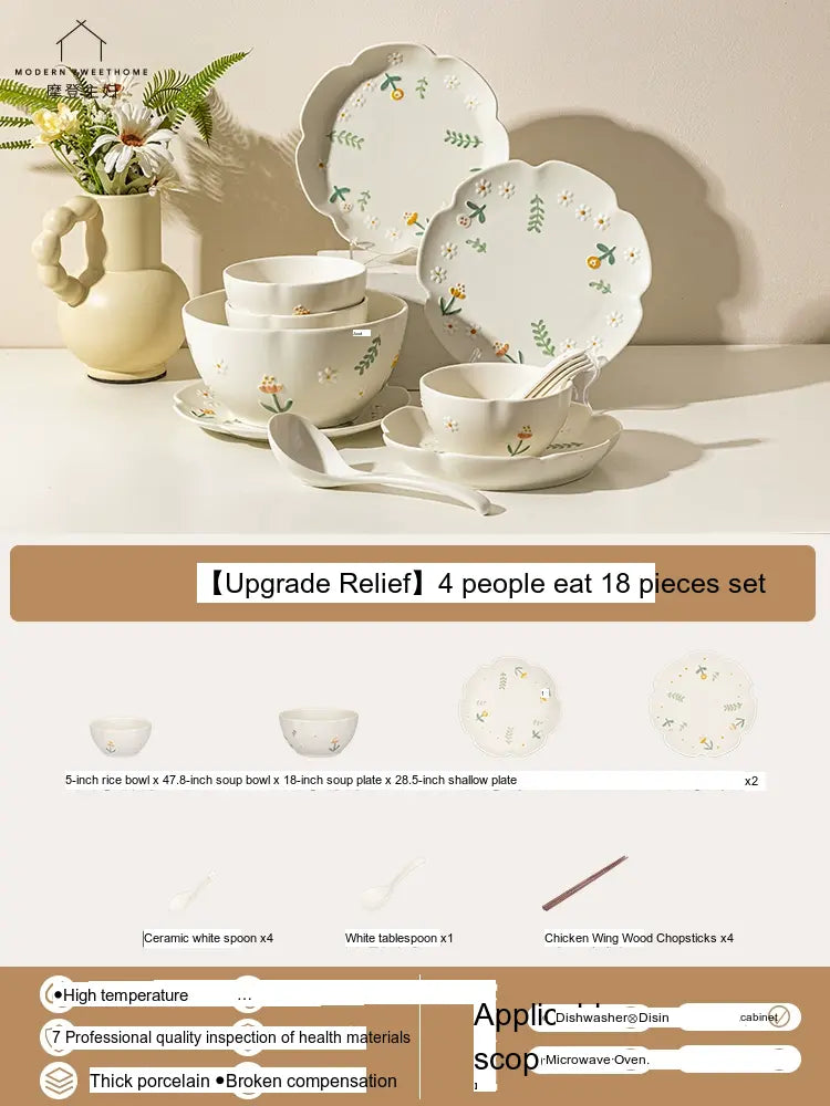 MH Elowen Vibrant Ceramic Chopstick Set from MH
