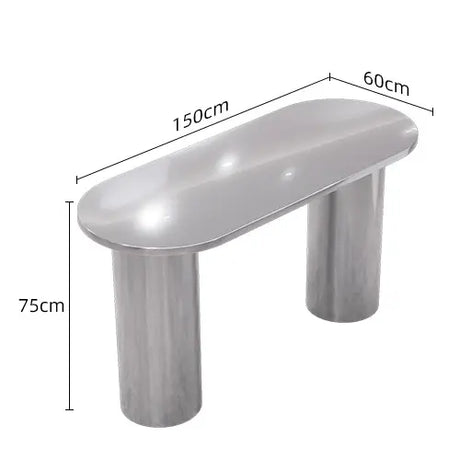 SM Lucas Rectangular Stainless Steel Clothing Stand from SM