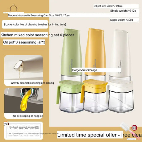 MH Isadora Effortless Pouring Automatic Oil Tank Set from MH