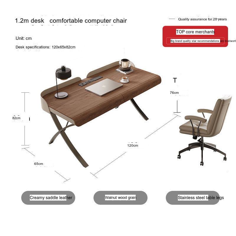 QUANMU Santiago Elegant Modern Study Desk Light Set from QUANMU