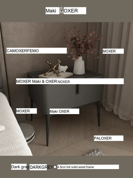 MOXER Lira Modern Simple Nightstand Table from MOXER