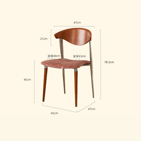 LAIMO Penelope Vintage Wooden Dining Chair from LAIMO