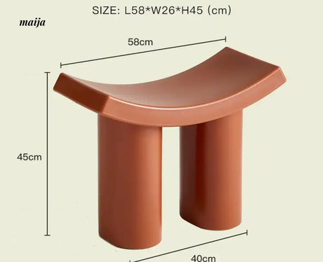 LAZYSPACE Emma Plastic Shoe Stool from LAZYSPACE
