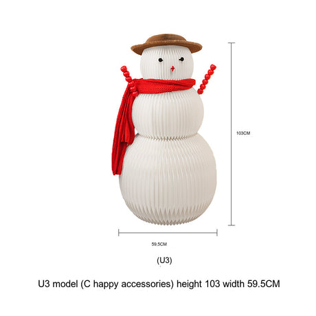 SHIBA Isolde Festive Nordic Outdoor Snowman Decoration from SHIBA