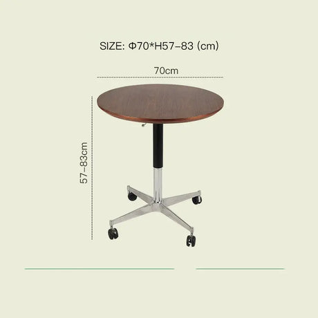 LAZYSPACE Zoey Solid Wood Lift Table from LAZYSPACE