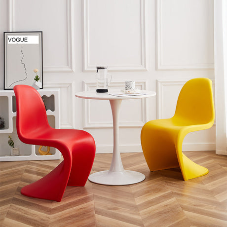 A&D Bartholomew Chic Stacking Plastic Dining Chair from A&D