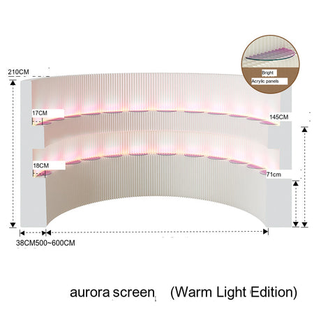 SHIBA Takashiro Illuminated Mobile Partition Screen from SHIBA
