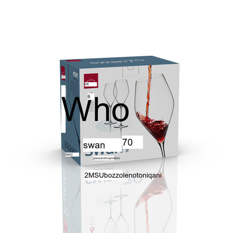 RONA Swan Wine Glass High-End Glossy Set from RONA