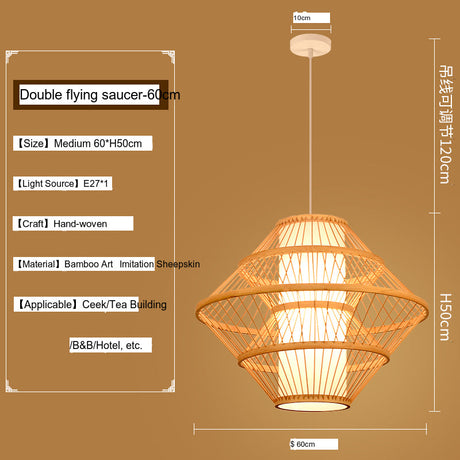BOJI Haruki Elegant Ceiling Lamp - Japanese Style Living Room Lighting from BOJI