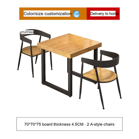 WEIMEI Morgantown Elegant Solid Wood Dining Table Set from WEIMEI