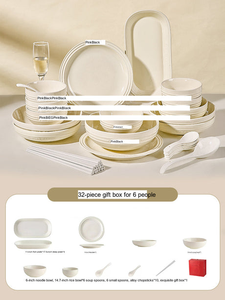 MOSE French Glaze Ceramic Tableware Set from MOSE