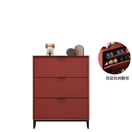 LINYUE Thea Light Luxury Ultra-Thin Shoe Cabinet from LINYUE