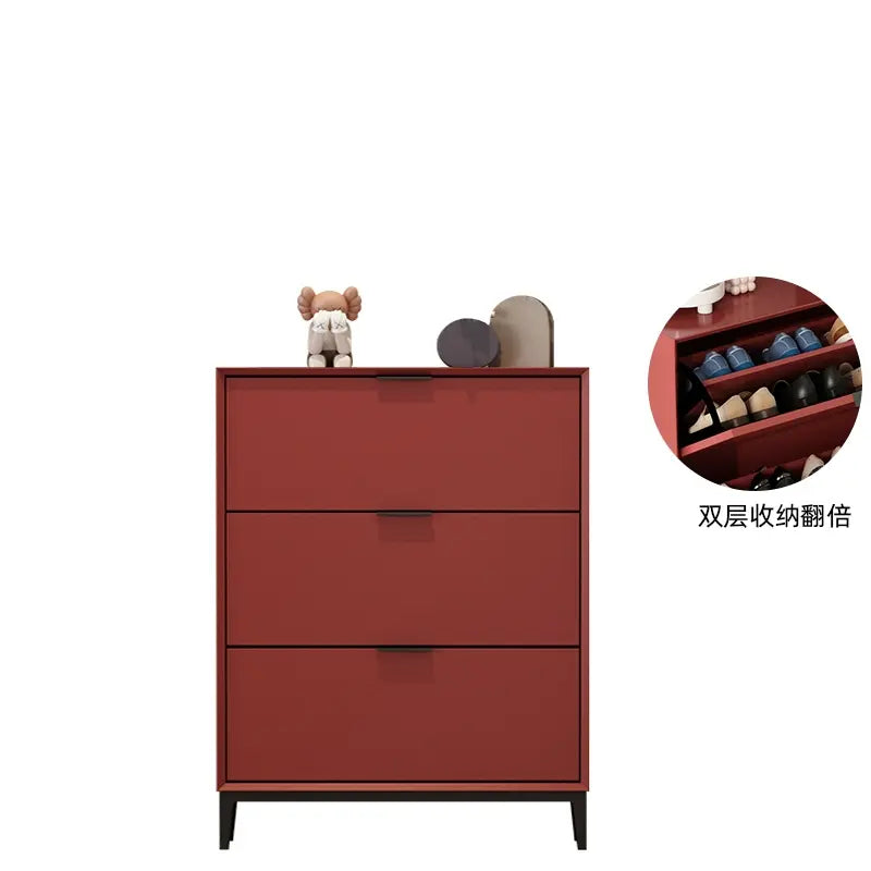 LINYUE Thea Light Luxury Ultra-Thin Shoe Cabinet from LINYUE