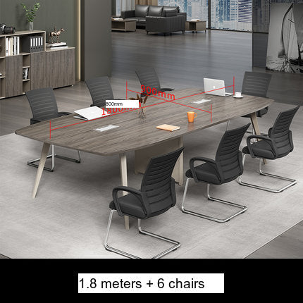 MUTINI Oliver Simple Modern Curved Conference Table Set from MUTINI