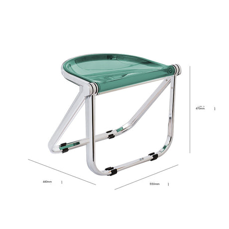THOUGHTS Marcellus Transparent Folding Makeup Stool from THOUGHTS