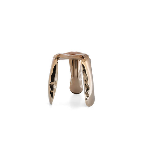 ROOMHOME Isolde Elegant Stainless Steel Dressing Stool from ROOMHOME