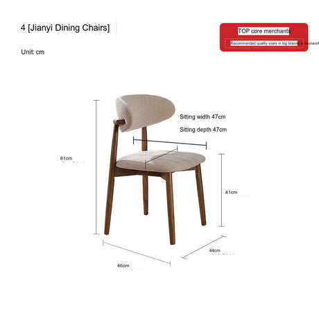 QUANMU Bromley Luxe Solid Wood Rectangular Dining Table from QUANMU