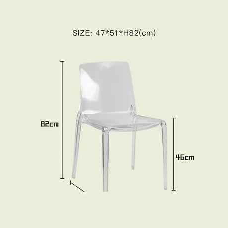LAZYSPACE Leo Acrylic Coffee Chair from LAZYSPACE