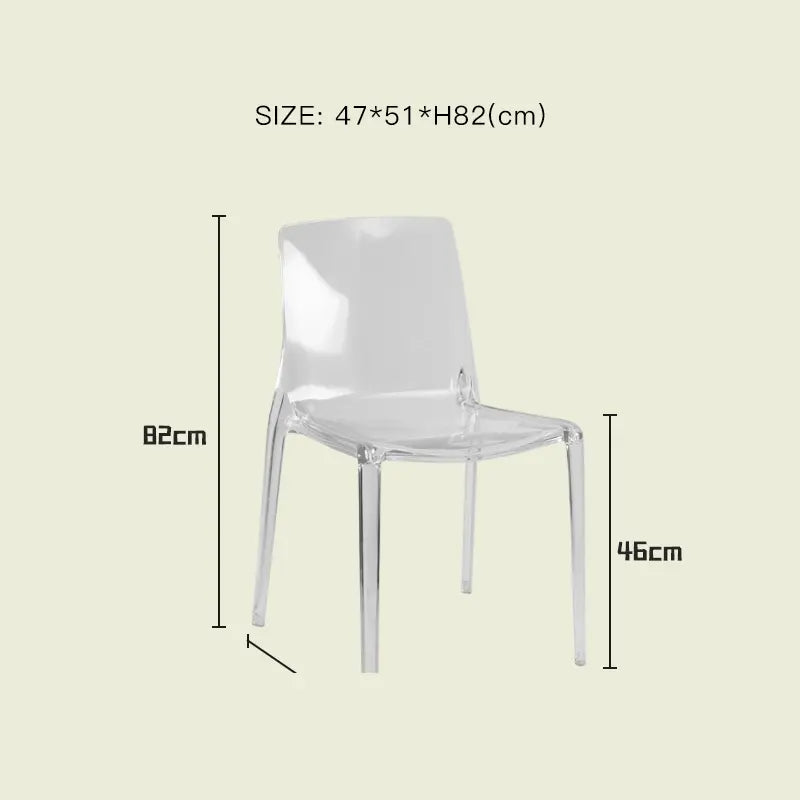 LAZYSPACE Leo Acrylic Coffee Chair from LAZYSPACE