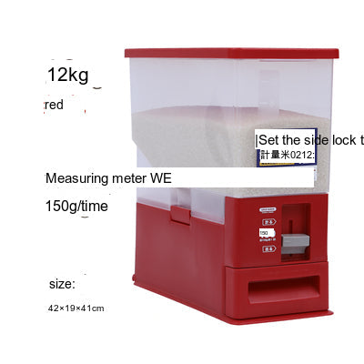 BOER Akihiko Moisture-Proof Insect-Resistant Rice Storage Cylinder from BOER