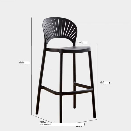 NIYE Tamsin Sleek Stackable Bar Stool from NIYE