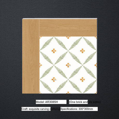 LOFTWELL Mistral Sleek Modern Small Tiles 300x300 Green Wall Tile from LOFTWELL