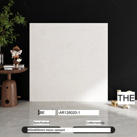 LOFTWELL Santiago Luxurious Soft-Light Velvet Microcement Tile from LOFTWELL