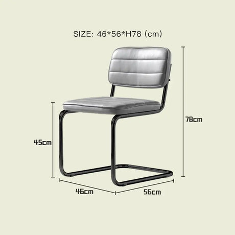 LAZYSPACE Olivia Light Luxury Leather Chair from LAZYSPACE