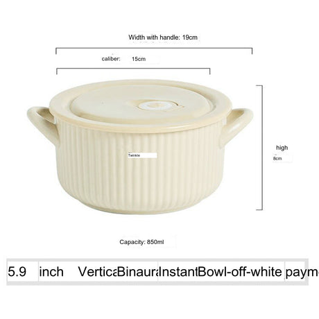 MOSE Double-Ear Instant Noodle Bowl from MOSE