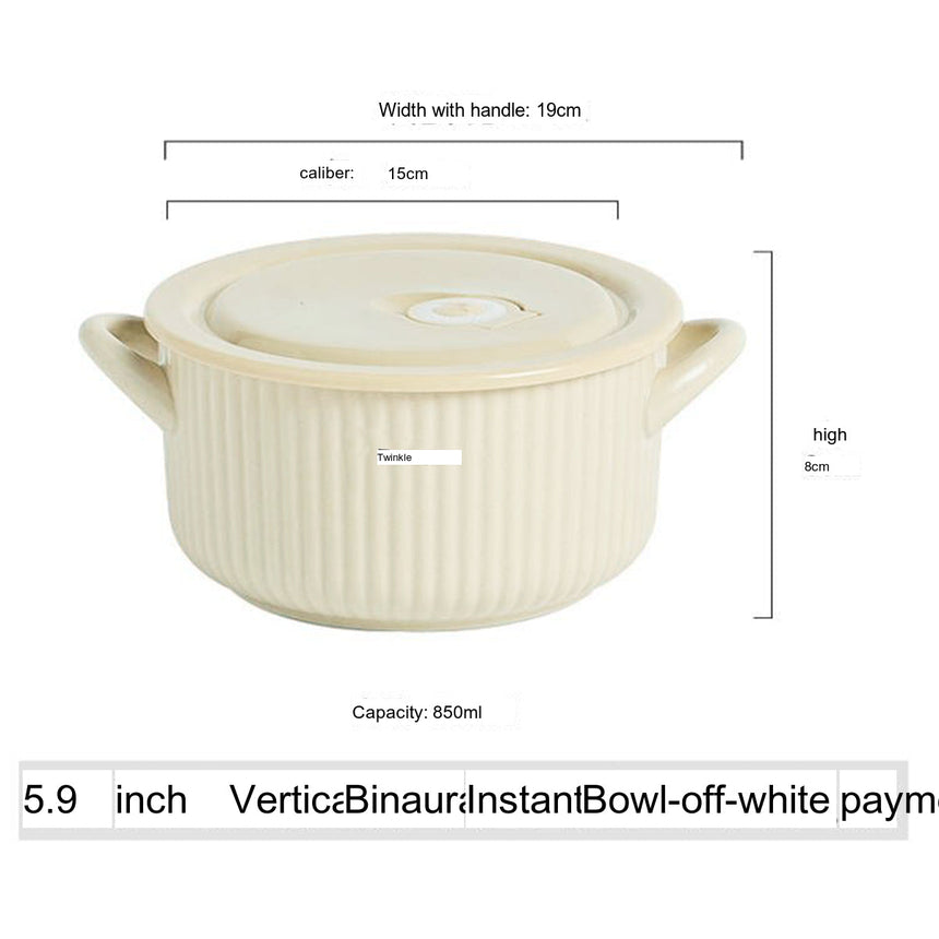 MOSE Double-Ear Instant Noodle Bowl from MOSE