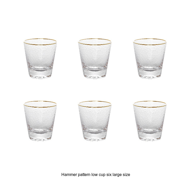 LIVETAI Adriano Elegant Golden Border Glass Cup from LIVETAI