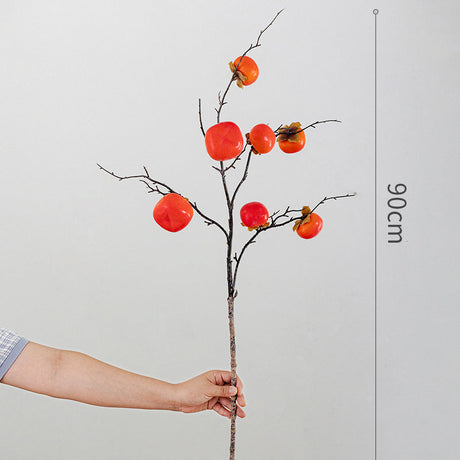 JUHAN Thalassa Lush Decorative Simulation Persimmon Branches from JUHAN