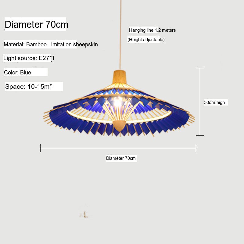 BOJI Yuzuki Elegant Woven Ceiling Lamp - Chinese Style Living Room Light. from BOJI