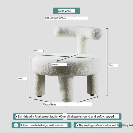 ABOUT WHITE Marisol Playful Scandinavian Hair Mesh Accessory from ABOUT WHITE
