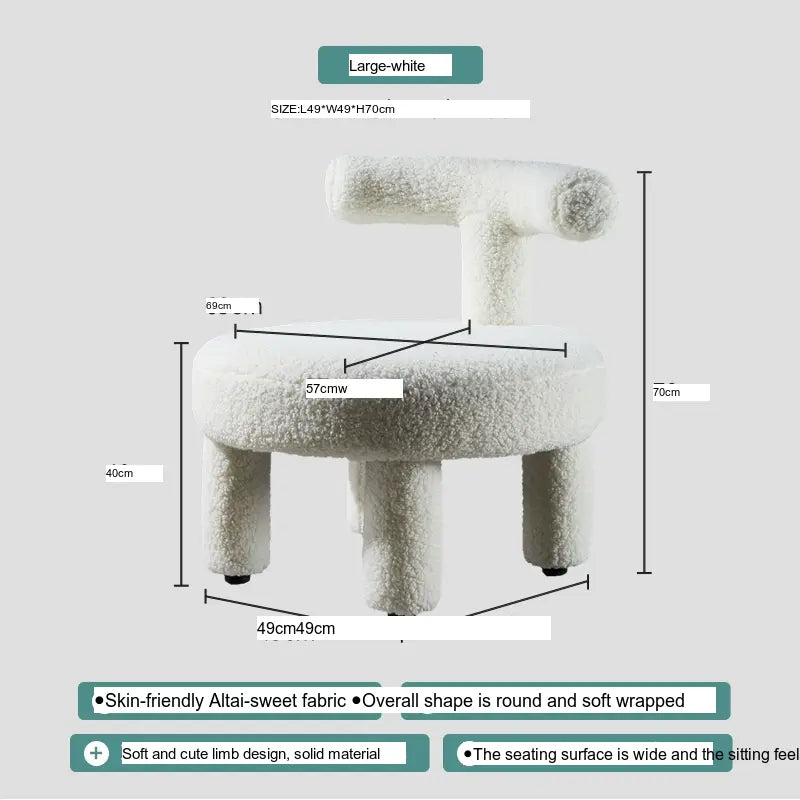 ABOUT WHITE Marisol Playful Scandinavian Hair Mesh Accessory from ABOUT WHITE