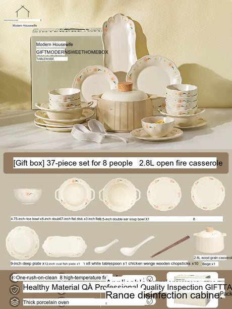 MH Elowen Elegant Dinnerware Gift Set from MH