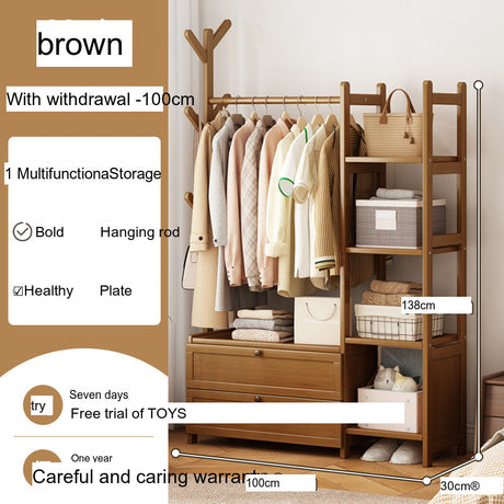 EASYREST Tamsin Elegant Natural Wood Storage Hanger from EASYREST