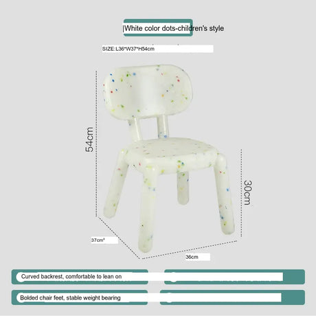 ABOUT WHITE Hanae Stylish Red Plastic Dining Chair from ABOUT WHITE