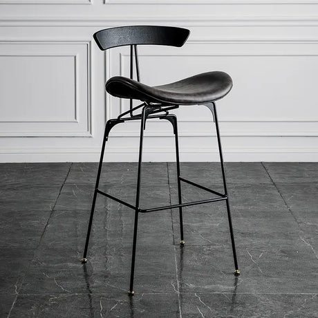 ABOUT WHITE Amaya Elegant Industrial Bar Stool from ABOUT WHITE