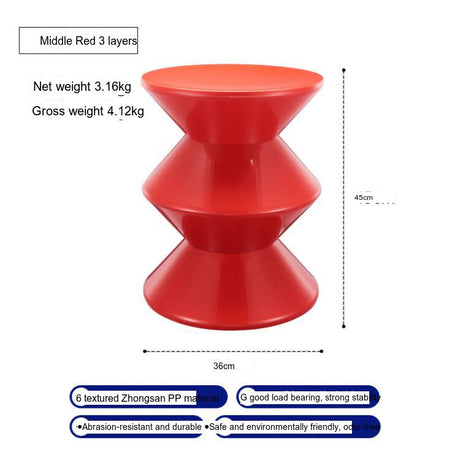 NIYE Ashtoria Chic Hourglass Design Small Stool from NIYE